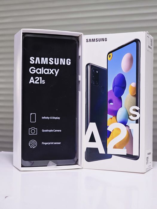 Samsung a21s 4g Black 3gb 32gb без ремонта в оригинале идеал с коробк