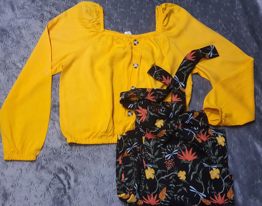 Lot haine vara fete, 8, 9, 10 ani, 134-140, cai , animale, plante