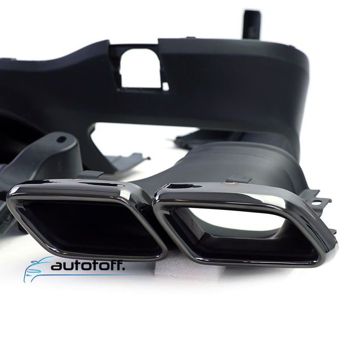 Difuzor bara spate compatibil cu Mercedes GLC X253 SUV (15-19) AMG Black Design