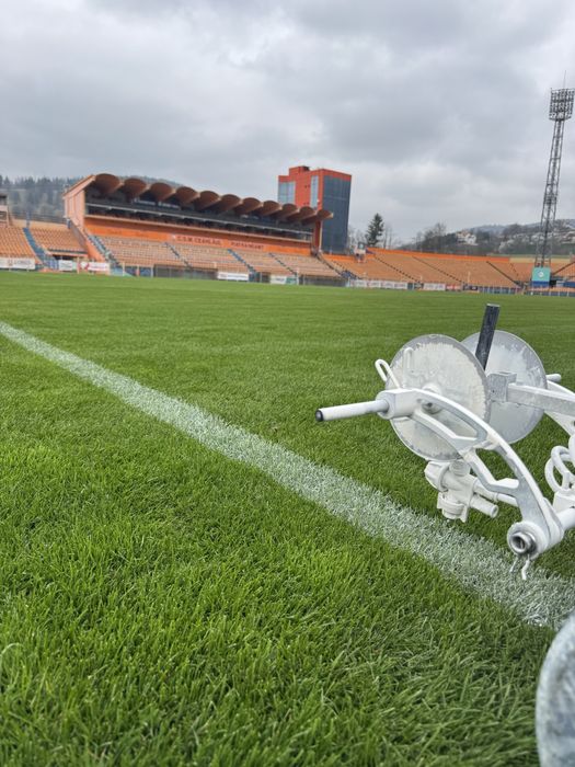 Renovare gazon natural - terenuri de fotbal, rugby