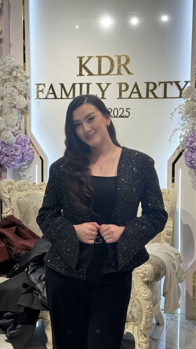 Пиджак блестящий