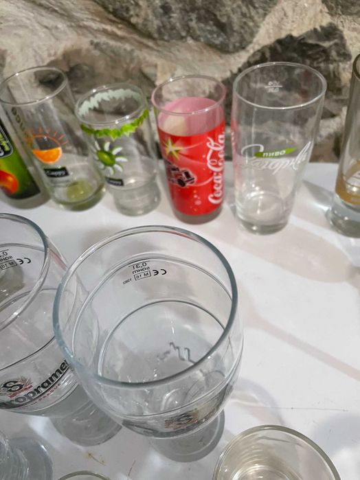 24 бр.рекламни чаши за бира и други