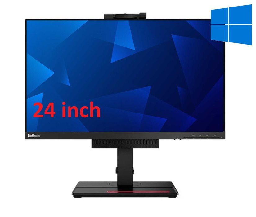 Lenovo ThinkCentre Tiny In One Gen 4, Monitor 24 inch Full HD NOU, Configurabil cu PC Tiny Refurbished - Garantie 3 ani Windoes 10/11 pro