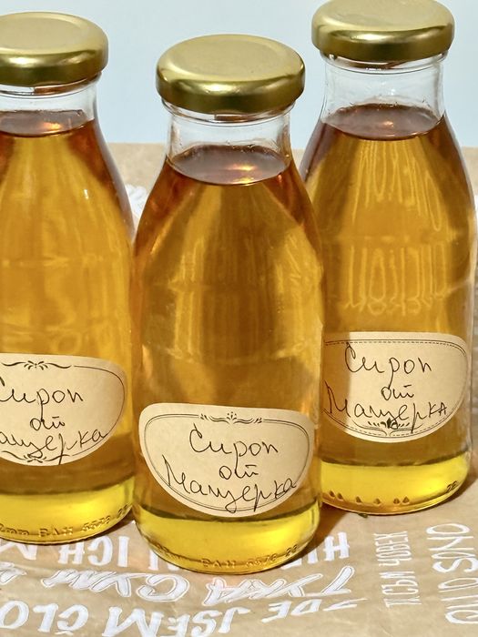 Домашен сироп концентрат от Малини, Мента, Смокини,Мащерка,Маточина