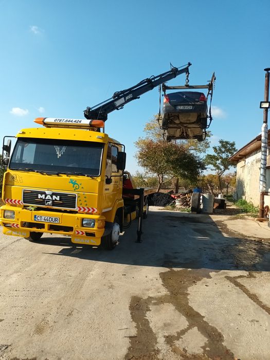 Inchiriere Platformă cu Macara de 14 metri cu Nacela prb cu platformă