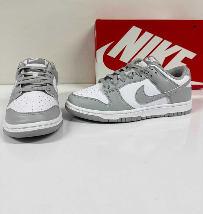 Nike Dunk Low White Light Smoke Grey