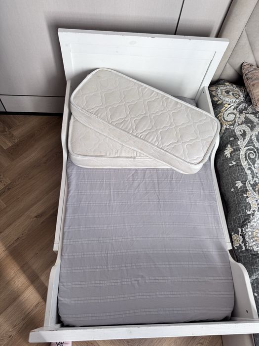 Кровать IKEA Сундвик 80x200 см, белый