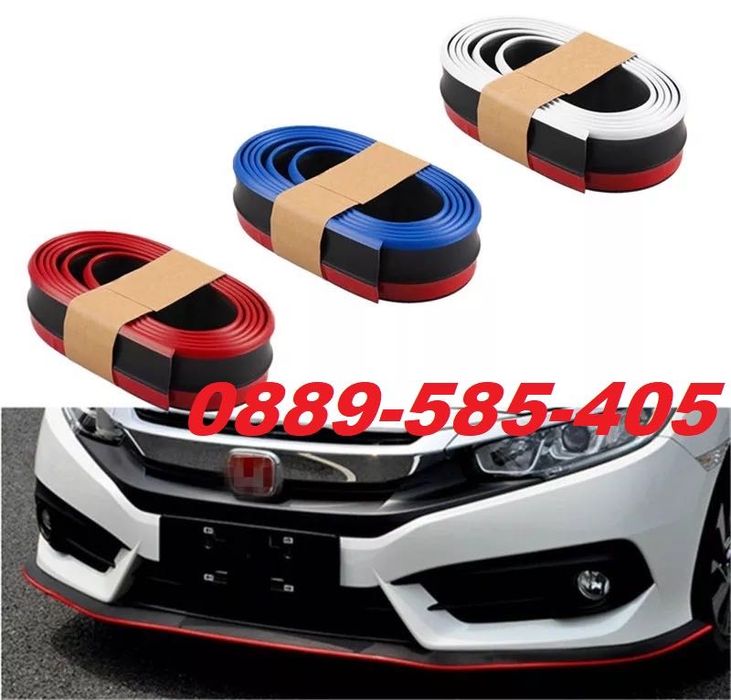 ОРИГИНАЛЕН Тунинг лип спойлер SAMURAI Carbon за кола автомобил броня