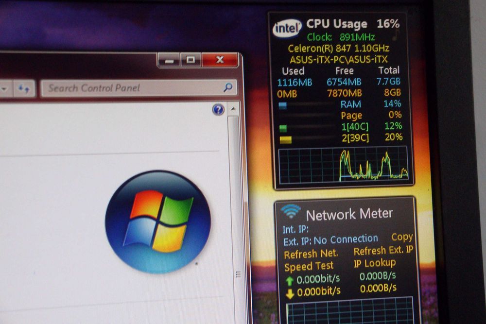 Kit placa de baza Asus mini itx C8HM70-I/HDMI cpu intel 8gb ram consum foarte mic