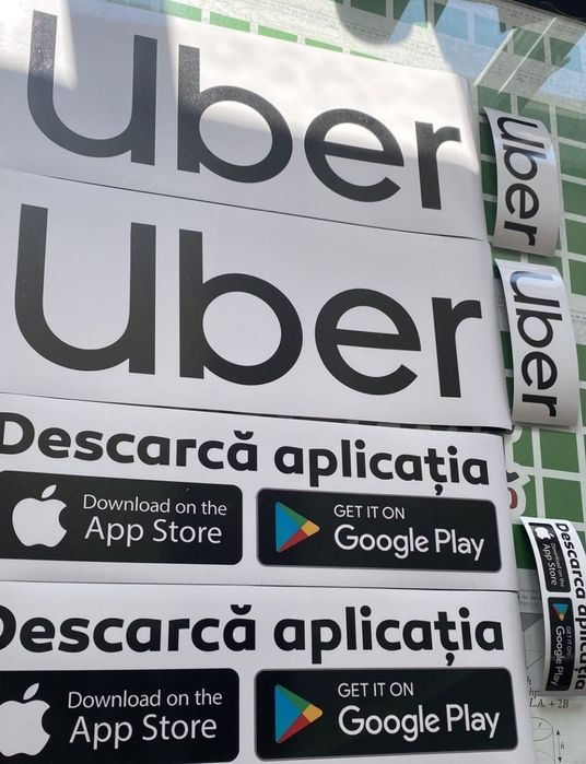 Vând stickere Uber