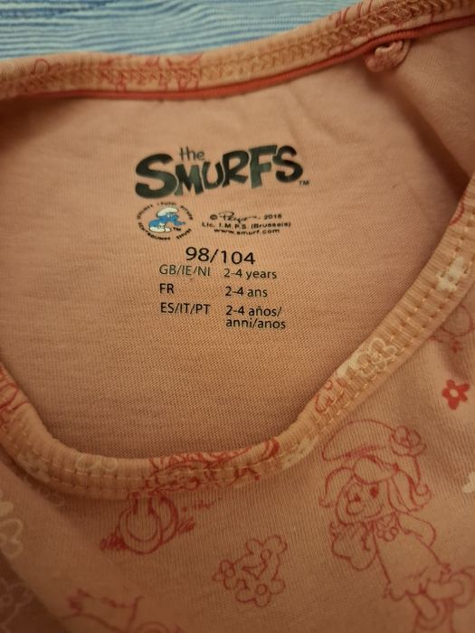 Vand tricouri fetite masura 104, Next, H&M, Disney, The Smurfs