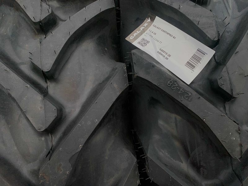 Cauciucuri diagonale 12.4-28, GALAXY 8 pliuri, anvelope tractor spate