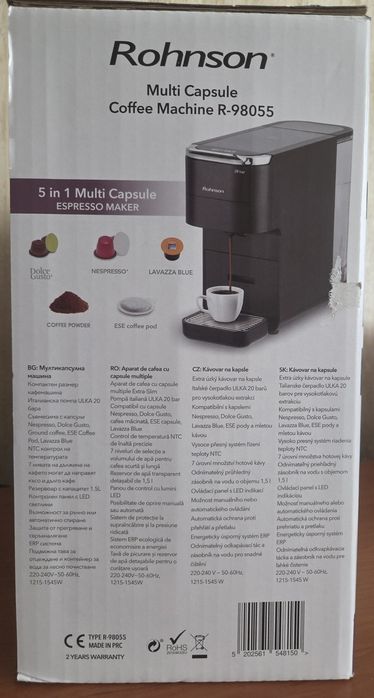 Multi Capsule Coffe Mashine_Rohnson R-98055