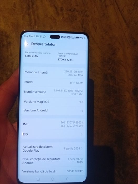 Vând Honor magic 7 lite