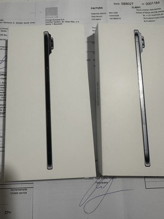 Apple iPhone Air 256GB 5G / Sky Blue - Sigilat Factura si Garantie 24 luni