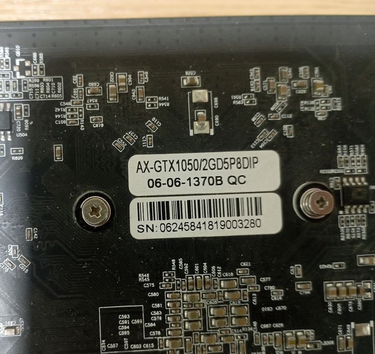 Видеокарта AX-GTX 1050/2G  б/у