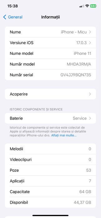 Vând iPhone 11 Sau schimb