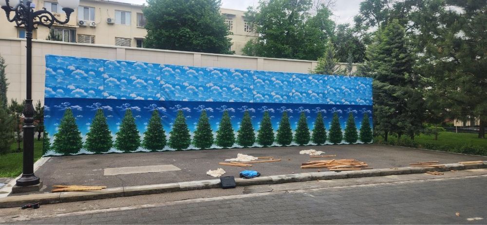 Банер баннер Baner Banner Tent Тент Оптом Цена Установка Доставка