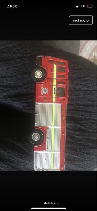 Macheta de colectie CORGI Volvo masina de pompieri UK