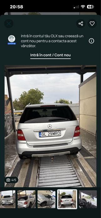Mercedez Benz MI 280 cdi 4 MATIC 2008 Vand sau cu alta la schimb