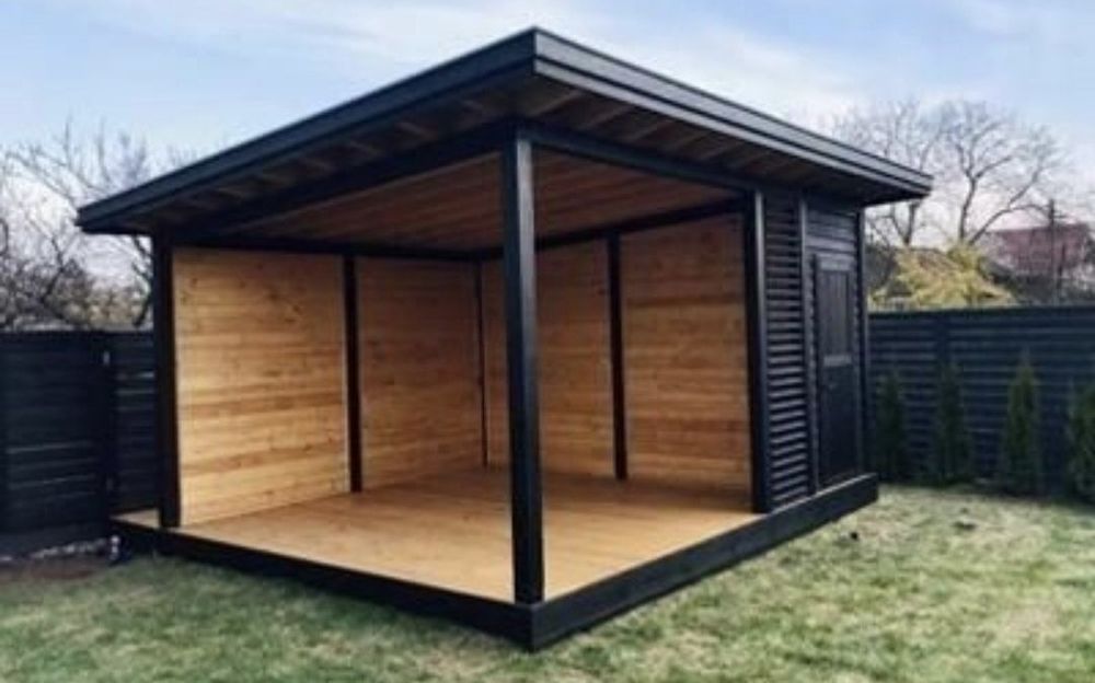 Foisoare , case si terase din structura de lemn de diferite modele si