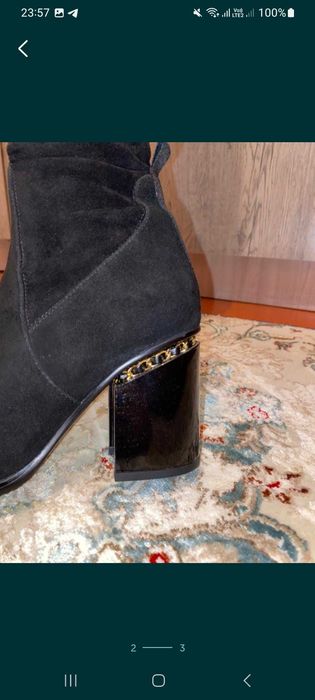 Новые сапоги, неношеные (MEDEA).