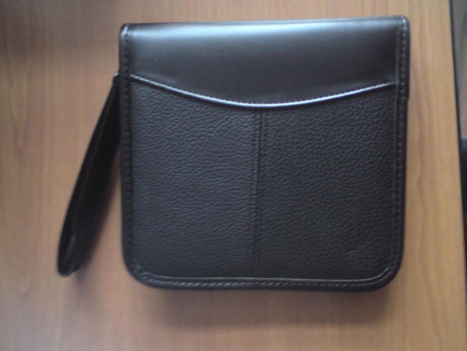 калъф за дискове CD case метал и кожа
