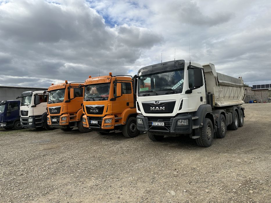 Inchiriez Autobasculante 8x4 si Autobasculante Articulate