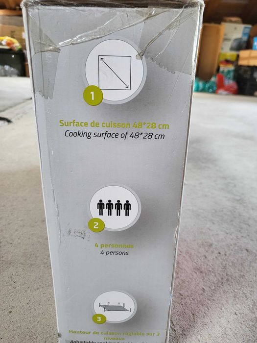 Grătar cu cărbuni Livoo