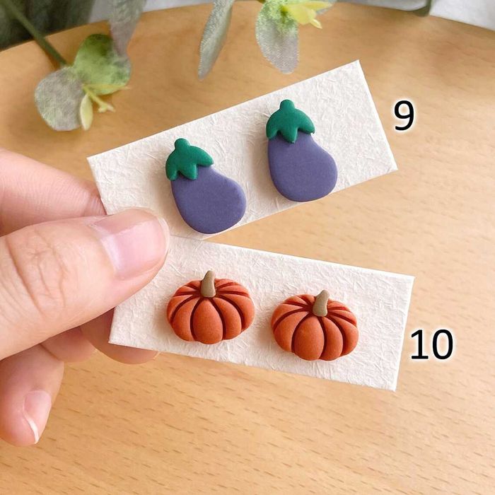 Обеци от полимерна глина