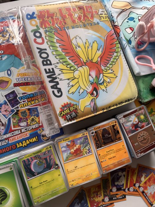 500 Pokemon карти + аксесоари