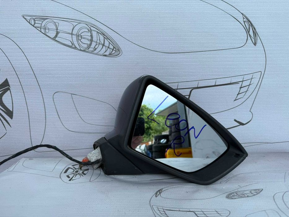 Oglindă Dreaptă 6 PINI Seat Leon 5F 2013 / 2012-2020 / Cod OEM 5F2857508N (5C2)