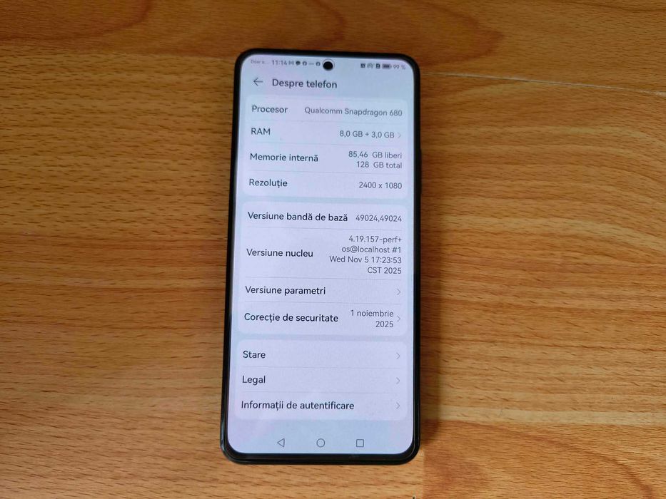 Telefon HUAWEI nova 10 SE, 128GB, 8GB RAM, Dual SIM, Starry Black