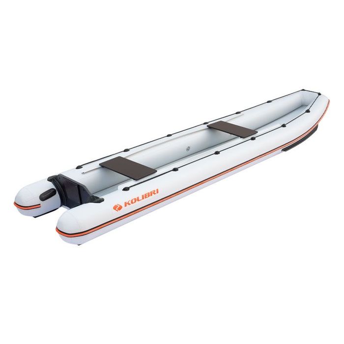 Canoe gonflabil Kolibri 460 Travel KM-460C, culoare Gri inchis