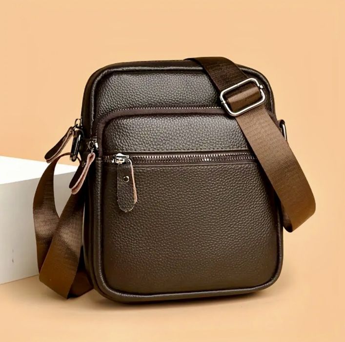 Мъжки кожени чантички /Елегантни и стилни от естест. кожа -10%Промоция