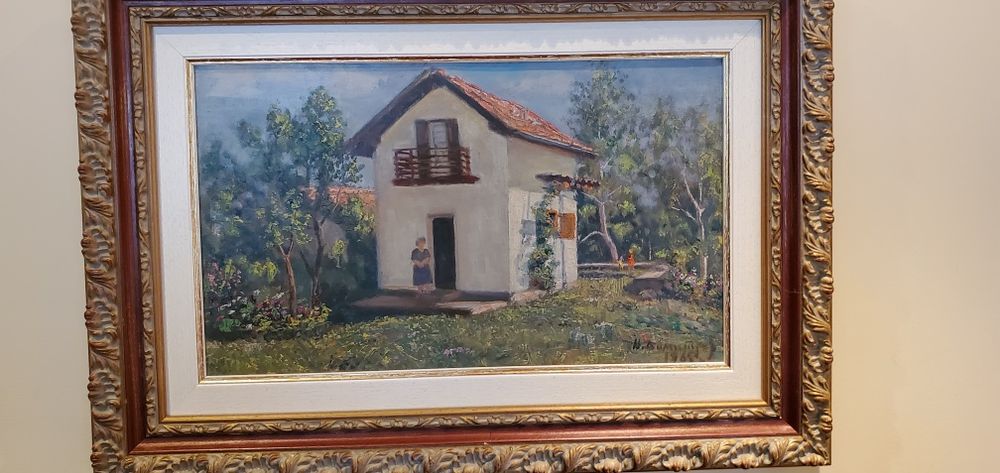 Никола Димитров картина масло