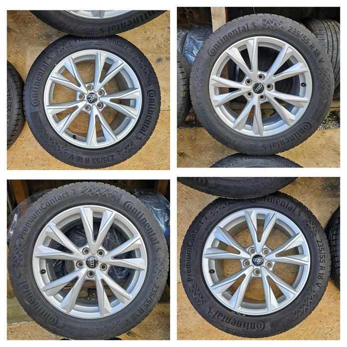 Jante aliaj 18" Skoda/Audi/Volkswagen cu anvelope 235/55/18 vara