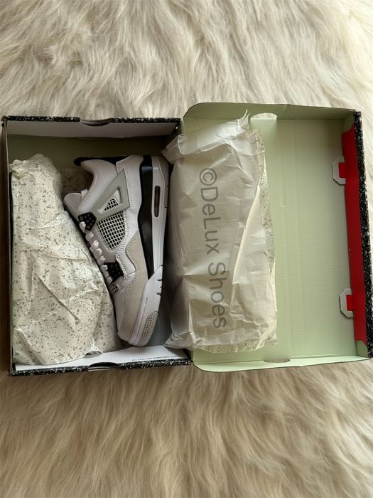 Jordan 4 Retro Military Black Full Box Verificare Colet Air Nike MAX