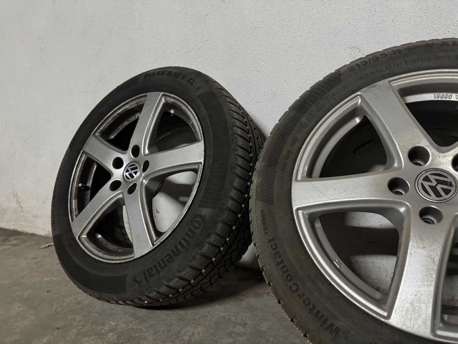 4 бр. Continental 215/55/17 WinterContact много запазени