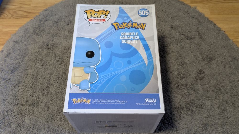 Figurina Funko pop! (#505)Big Pokemon  Squirtle Carapuce-Schiggy
