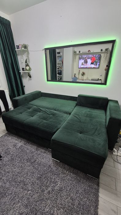 Colțar extensibil verde smarald