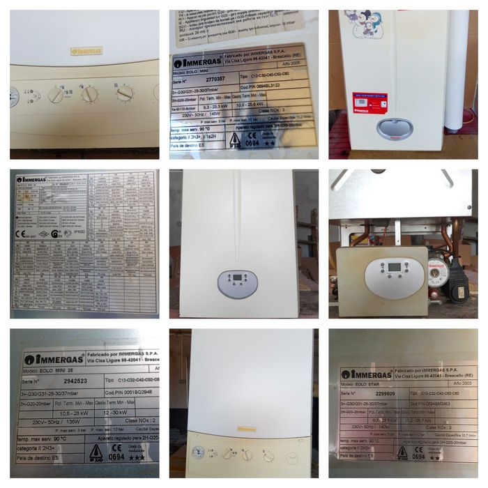 Depozit piese s.h.  IMMERGAS diverse modele