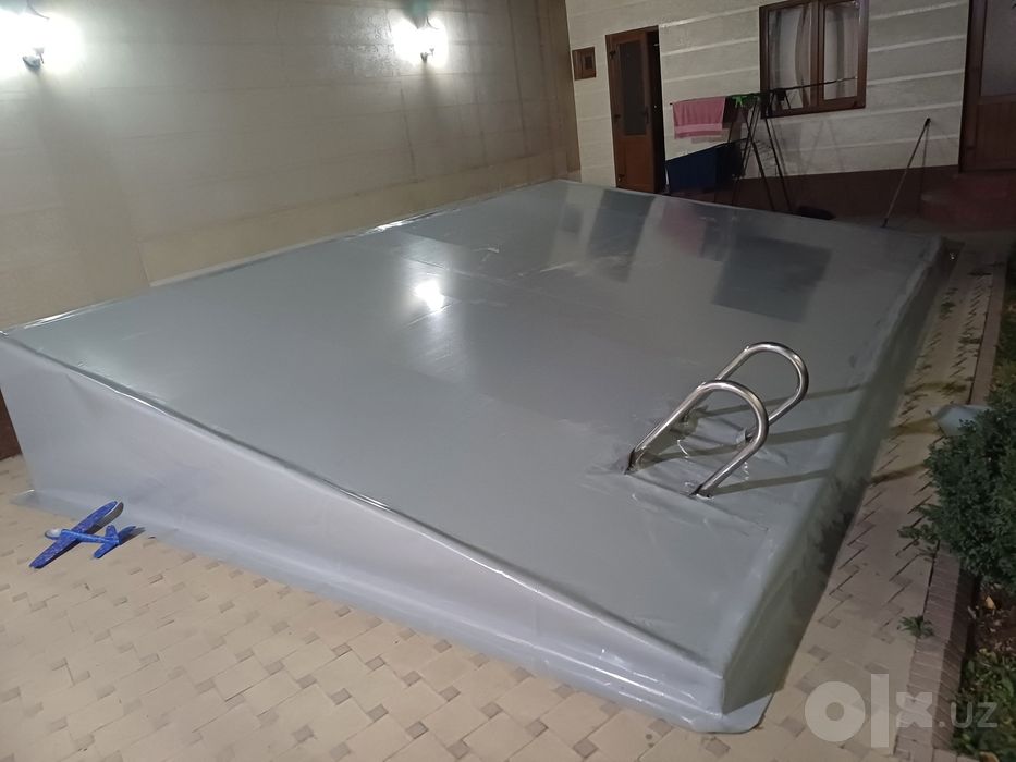 Бассейн Бассен банер баннер тент bassen baner banner tent установка ки