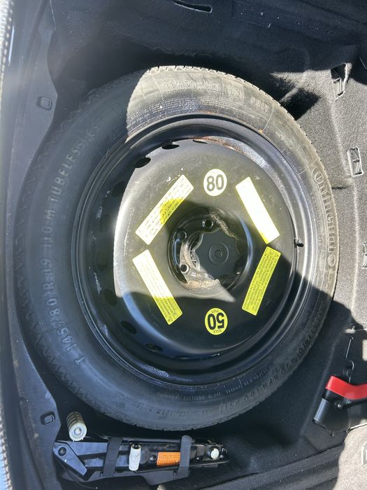 Roată rezervă slim R19 cric si cheie roți Audi A8 4H