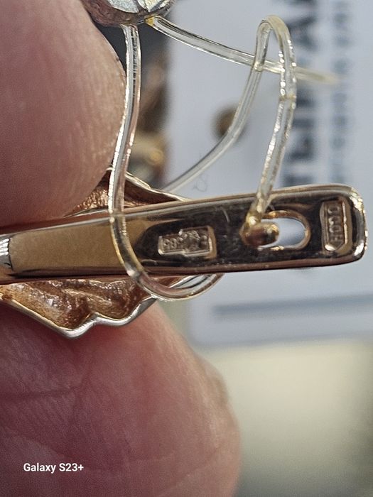 Золотые серьги "Принцесса " 500000тг