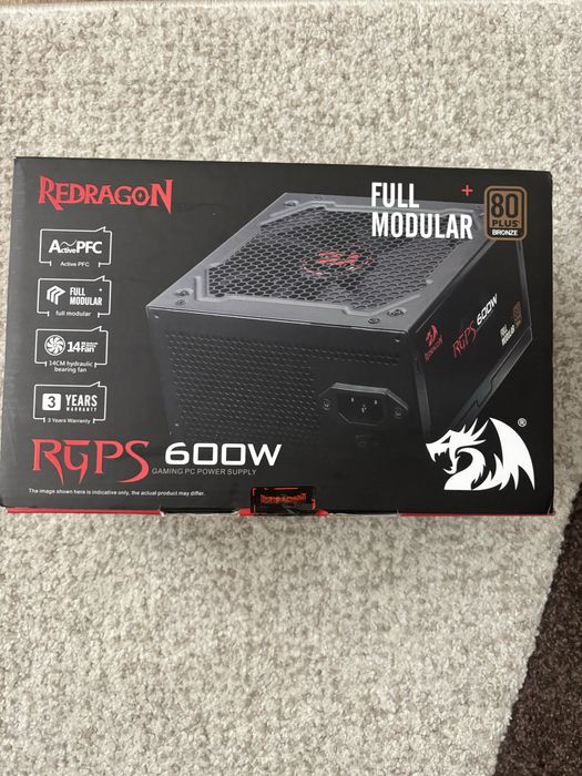 Sursa Redragon RGPS, 600W, modulara, 80 Plus Bronze