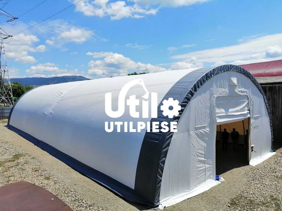 cort industrial semirotund 9.15x16m hala depozitare nou garantie