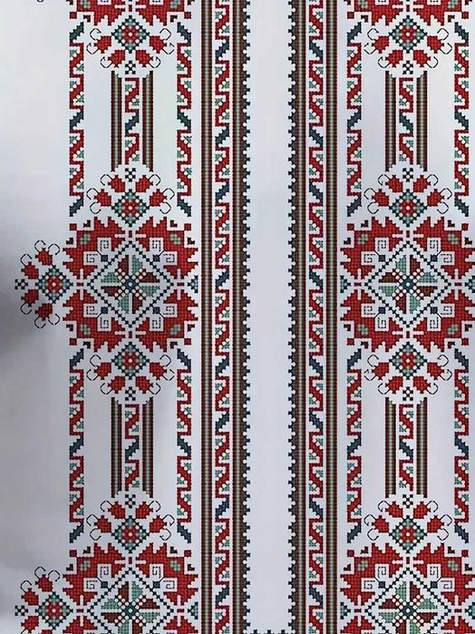 Мъжка тениска с Щампа Тип Бродерия Размер L (НОВА)