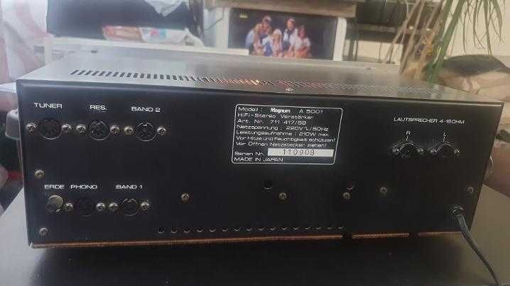 Amplificator Panasonic SU2700, Magnum A 5001