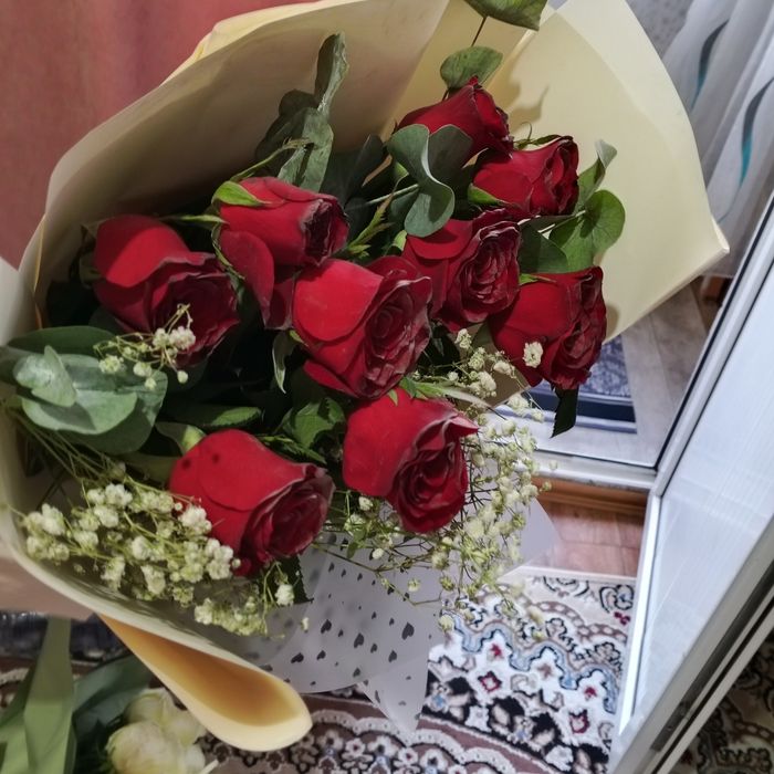 Цветы букет роза